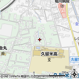 福岡県久留米市津福本町173周辺の地図