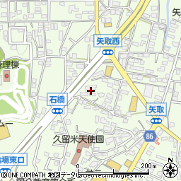 御井町玉泉院周辺の地図