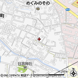 福岡県久留米市西町728周辺の地図