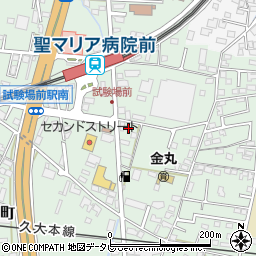 福岡県久留米市津福本町491-10周辺の地図