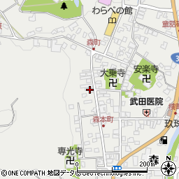 大分県玖珠郡玖珠町森1069周辺の地図