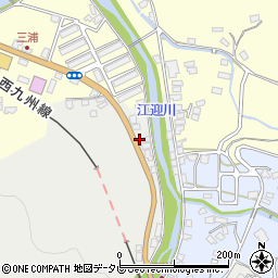 長崎県佐世保市江迎町乱橋614-6周辺の地図