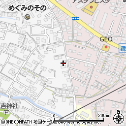 福岡県久留米市西町709-3周辺の地図