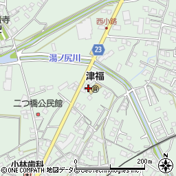 福岡県久留米市津福本町1945周辺の地図