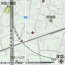 福岡県久留米市津福本町868-10周辺の地図