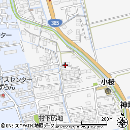 佐賀県神埼市神埼町本堀2539周辺の地図