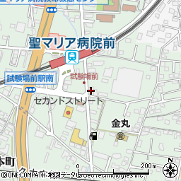 福岡県久留米市津福本町231周辺の地図