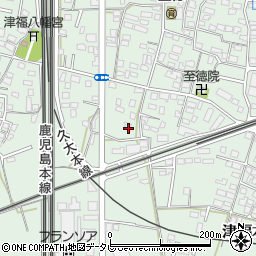 福岡県久留米市津福本町887周辺の地図