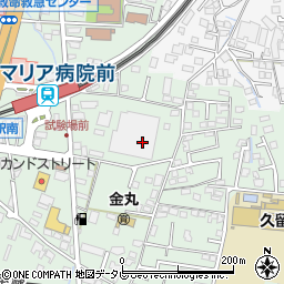 福岡県久留米市津福本町203周辺の地図