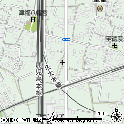 福岡県久留米市津福本町871周辺の地図
