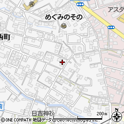 福岡県久留米市西町812周辺の地図