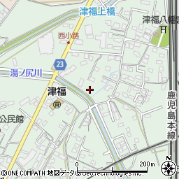 福岡県久留米市津福本町1314周辺の地図