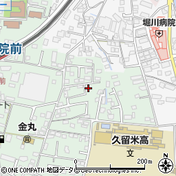 福岡県久留米市津福本町189-5周辺の地図