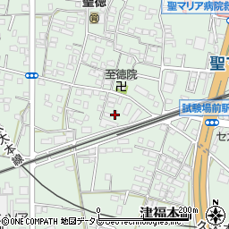 福岡県久留米市津福本町913周辺の地図
