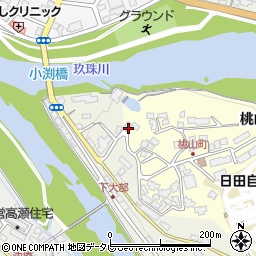 大分県日田市日高2462-10周辺の地図