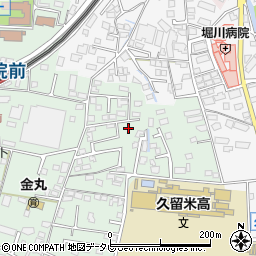 福岡県久留米市津福本町189周辺の地図
