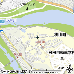 大分県日田市日高2447-6周辺の地図
