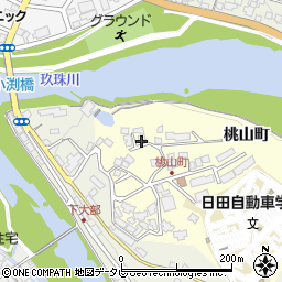 大分県日田市日高2454-3周辺の地図