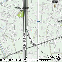 福岡県久留米市津福本町1135周辺の地図