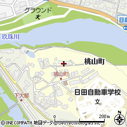 大分県日田市日高2447-1周辺の地図