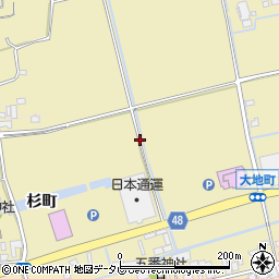 佐賀県小城市三日月町織島周辺の地図