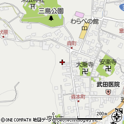 大分県玖珠郡玖珠町森911周辺の地図