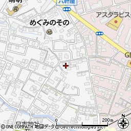 福岡県久留米市西町714周辺の地図