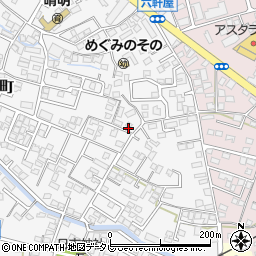 福岡県久留米市西町813-7周辺の地図