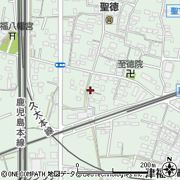 福岡県久留米市津福本町890周辺の地図
