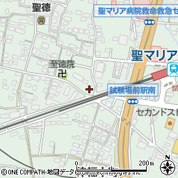 福岡県久留米市津福本町921-3周辺の地図