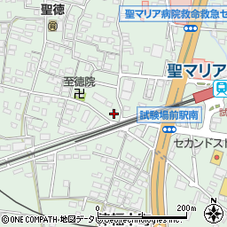 福岡県久留米市津福本町921周辺の地図