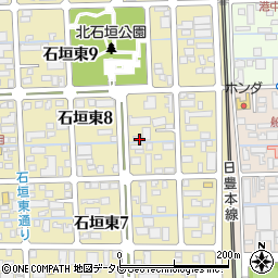 東九不動産有限会社周辺の地図