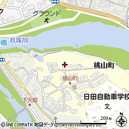 大分県日田市日高2447周辺の地図