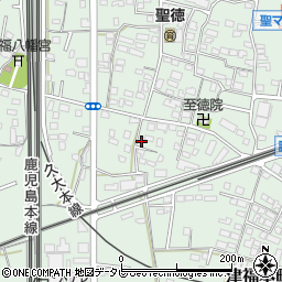福岡県久留米市津福本町890-5周辺の地図