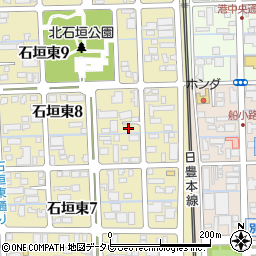 九州ハンナン大分営業所周辺の地図