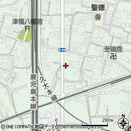福岡県久留米市津福本町877周辺の地図