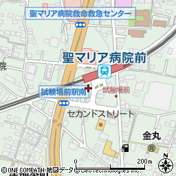 福岡県久留米市津福本町462周辺の地図
