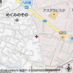 福岡県久留米市西町712周辺の地図