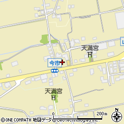 佐賀県小城市今市周辺の地図