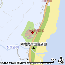 丸山長寿園周辺の地図