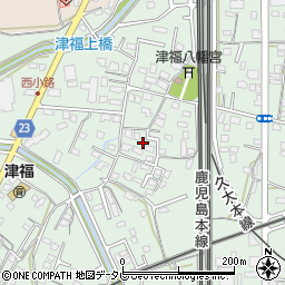 福岡県久留米市津福本町1203周辺の地図
