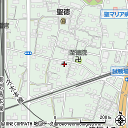 福岡県久留米市津福本町895周辺の地図
