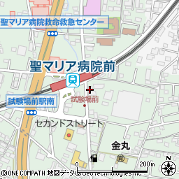 福岡県久留米市津福本町224-4周辺の地図