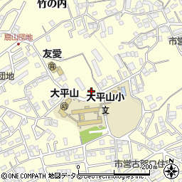 別府竹ノ内郵便局 ＡＴＭ周辺の地図