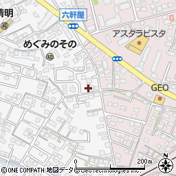 福岡県久留米市西町824周辺の地図