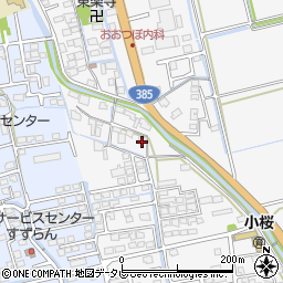 佐賀県神埼市神埼町本堀2516周辺の地図