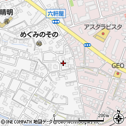 福岡県久留米市西町823周辺の地図