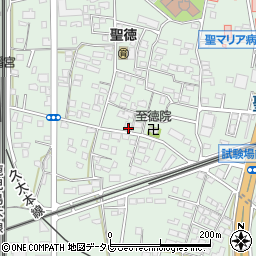 福岡県久留米市津福本町956周辺の地図