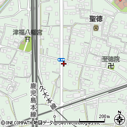 福岡県久留米市津福本町879周辺の地図
