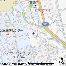 佐賀県神埼市神埼町本堀2636周辺の地図